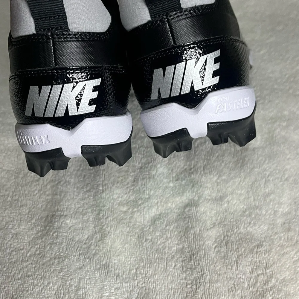 Nike Alpha Menace 4 Shark Black White Football Cleats Men's SZ 11 FQ3875-001